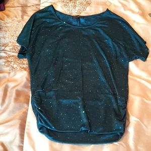 Heart Soul XL Sparkly Ruched Top